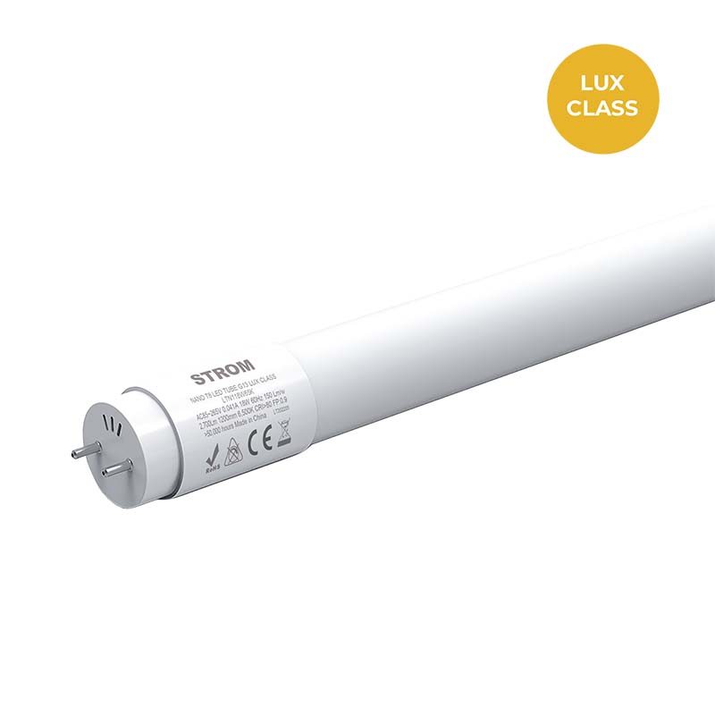 Ensemble De 5 ZoneLED SET - 120cm Tubes à Led - T8 G13 - 18W Remplacé 36W - Lumière Blanche 6400K - 1600lm - 160° - Nano Plastique